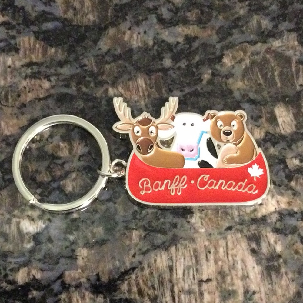 Banff* Canada Keychain